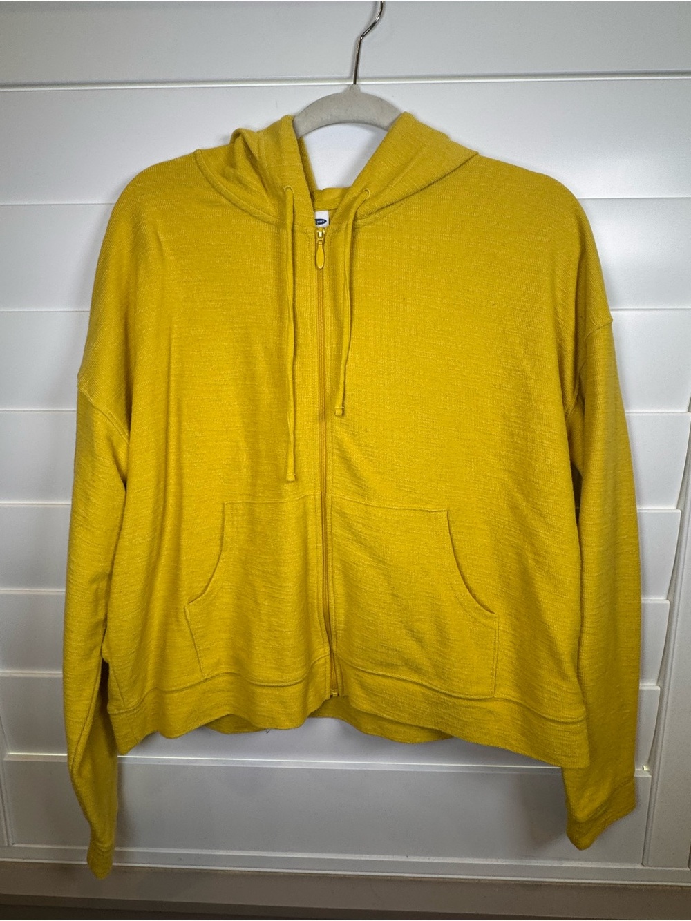 Old Navy Yellow Zip Hoodie Cardigan